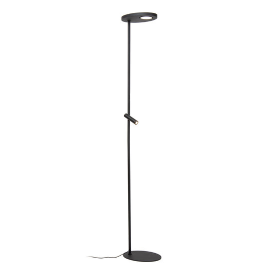 LUCIDE Lucide ORTOLAN - Vloerlamp - LED Dimb. - CCT - 2700K/4000K - Zwart - Essential