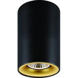 OUTLET - Fantasia Zolan plafondspot zwart-goud GU10 dimbaar