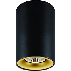 OUTLET - Fantasia Zolan spot plafond noir-or GU10 dimmable