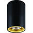 Fantasia OUTLET - Fantasia Zolan ceiling spot, black-gold, GU10 5W LED dimmable, 2700K warm white light, IP20, H110mm