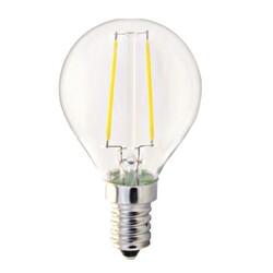 OUTLET - Lámpara de bola LED G45 filamento E27 2W 2700K regulable clara