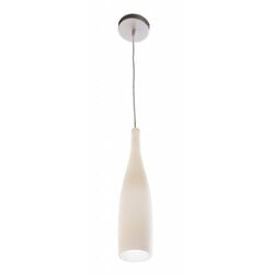 OUTLET - Kirina lámpara colgante cristal blanco botella E27