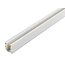 Fantasia OUTLET - Track rail de tension monophasé, 93 cm, aluminium noir, 220V, gradable, pour spots sur rail (hors spots)