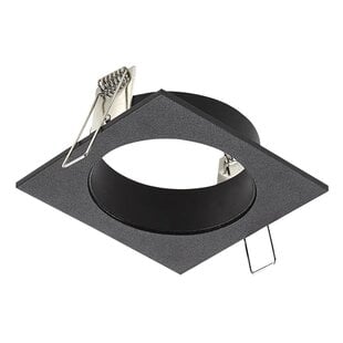 OUTLET - Zoom Deckenspot eckig satinschwarz aluminium für 1x GU10