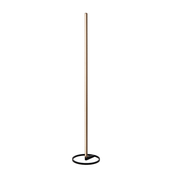 LUCIDE Lucide BRAGA – Stehleuchte – Ø 30 cm – LED dimmbar – Farbtemperatur: 1 x 22 W, 2700 K/4000 K – Kaffeebraun