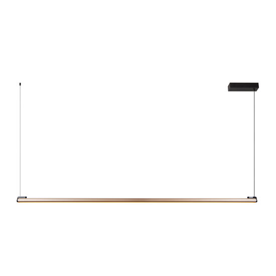 LUCIDE Lucide BRAGA - Lámpara colgante - LED regulable - CCT - 1x36W 2700K/4000K - Café