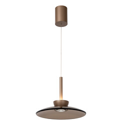 Lucide SANTIAGO - Hanglamp - Ø 32 cm - LED Dimb. - CCT - 1x16W 2700K/4000K - Amber - Premium