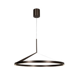 Lucide APPLAUSE - Hanglamp - Ø 80 cm - LED Dimb. - CCT - 1x50W 2700K/4000K - Handbewegingssensor - Grijs ijzer - Premium