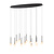 LUCIDE Lucide CALINA - Hanglamp - LED Dimb. - CCT - 12x7W 2200K/3300K - Met vervangbare LED-module - Zwart - Premium