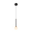 LUCIDE Lucide CALINA - Hanglamp - Ø 9,9 cm - LED Dimb. - CCT - 1x7W 2200K/3300K - Met vervangbare LED-module - Zwart - Premium