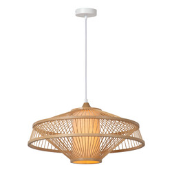 Lucide GAETANO - Hanglamp - Ø 50 cm - 1xE27 - Naturel - Essential