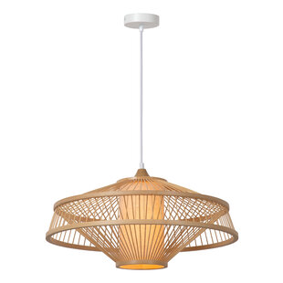 Lucide GAETANO - Hanglamp - Ø 50 cm - 1xE27 - Naturel - Essential