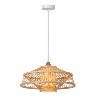 Lucide GAETANO - Hanglamp - Ø 40 cm - 1xE27 - Naturel - Essential
