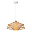 LUCIDE Lucide GAETANO - Hanglamp - Ø 40 cm - 1xE27 - Naturel - Essential