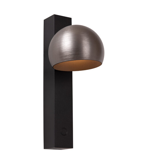 LUCIDE Lucide ESFERA - Wandlamp - LED Dimb. - 1x9W 2700K - Grijs ijzer - Premium