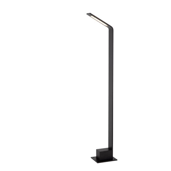 LUCIDE Lucide LAWFORD - Lámpara de Exterior - LED - 1x6W 3000K - Negra - Ilumina tus espacios exteriores con esta elegante lámpara