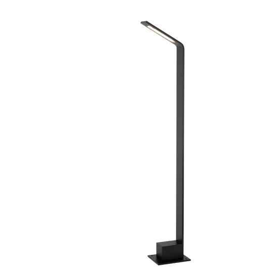 LUCIDE Lucide LAWFORD - Lámpara de pie - LED - 1x6W 3000K - IP54 - Negro