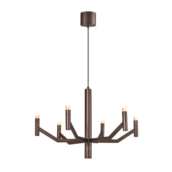 LUCIDE Lucide WELLINGTON - Hanglamp - Ø 60 cm - LED Dimb. - Creëer een warme sfeer in uw interieur