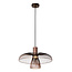 LUCIDE Lucide NIGELLA - Lampe Suspendue - Ø 40,5 cm - 1xGU10 (MR16) - Café - Essentiel - Créez une atmosphère chaleureuse dans votre intérieur