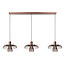 LUCIDE Lucide NIGELLA - Hanglamp - 3xGU10 (MR16) - Koffie - Essential