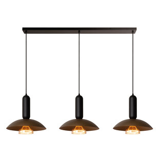 Lucide GRANTHAM - Hanglamp - 3xE27 - Koffie - Essential