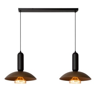 Lucide GRANTHAM - Hanglamp - 2xE27 - Koffie - Essential