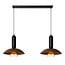 LUCIDE Lucide GRANTHAM - Suspension - 2xE27 - Café - Essential - Créez une atmosphère chaleureuse chez vous