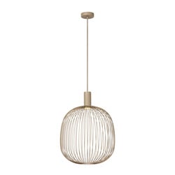 Lucide ESTEREL - Pendant Lamp - Ø 40 cm - 1xGU10 (MR16) - Taupe - Essential