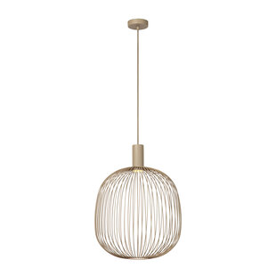 Lucide ESTEREL - Lámpara Colgante - Ø 40 cm - 1xGU10 (MR16) - Taupe - Essential
