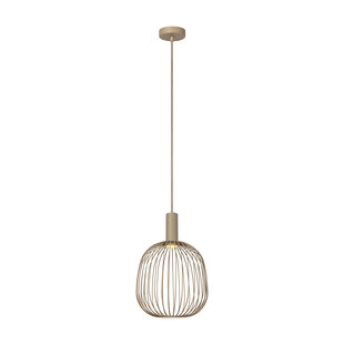 Lucide ESTEREL - Hanglamp - Ø 25 cm - 1xGU10 (MR11) - Taupe - Essential