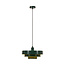 LUCIDE Lucide RUNA - Hanglamp - Ø 35 cm - 1xE27 - Groen - Essential