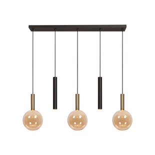 Lucide JOSIANE - Hanglamp - 3xG9 - Zwart - Vibes