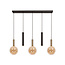 LUCIDE Lucide JOSIANE - Hanglamp - 3xG9 - Zwart - Vibes