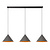 LUCIDE Lucide SPITZE - Pendant Lamp - 3xE27 - Grey - Vibes