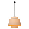 LUCIDE Lucide TRIBUTE - Hanglamp - Ø 60 cm - 1xE27 - Beige
