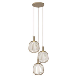 Lucide ESTEREL - Suspension - 3xGU10 (MR11) - Taupe - Essential