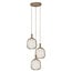 LUCIDE Lucide ESTEREL - Pendant Lamp - 3xGU10 (MR11) - Taupe - Essential - Create a warm atmosphere in your home