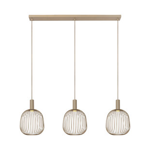 Lucide ESTEREL - Hanglamp - 3xGU10 (MR11) - Taupe - Essential