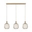 LUCIDE Lucide ESTEREL - Pendant Lamp - 3xGU10 (MR11) - Taupe - Essential - Create a cozy ambiance