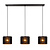 LUCIDE Lucide TAGALOG - Pendelleuchte - Ø 40 cm - 3xE27 - Schwarz - Essential