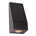 LUCIDE Lucide IRWIN - Wall lamp - Solar energy - LED Dimb. - 1x2W 2850K/3150K - IP54 - Day/night sensor - Black
