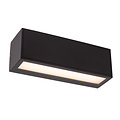 LUCIDE Lucide SUTTON - Lámpara de pared - Energía solar - LED Dimming. - 1x2W 2850K/3150K - IP54 - Sensor día/noche - Negro