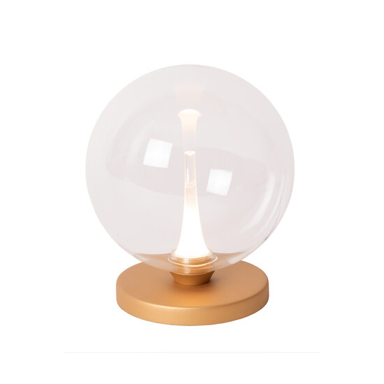 LUCIDE Lucide GISELA - Lampe de table - Ø 16 cm - Variation LED. - 1x5W 2700K - Transparent