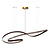 LUCIDE Lucide SLALOM - Pendant Lamp - LED Dimmable