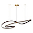 LUCIDE Lucide SLALOM - Hanglamp - LED Dimb. - CCT - 1x80W 2200K/4000K - Koffie - Premium