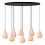 LUCIDE Lucide CINZIA - Hanglamp - 8xE27 - Wit