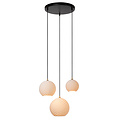 LUCIDE Lucide BINA - Lampe à suspension - Ø 40 cm - 3xE27 - Blanc