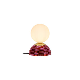 Lucide GLITZER - Table Lamp - Ø 14 cm - 1xG9 - Pink - Essential