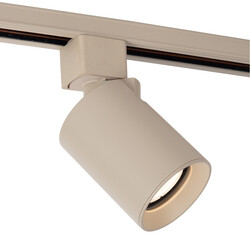 Lucide TRACK NIGEL Railspot - 1-fase Railsysteem / Railverlichting - 1xGU10 - Taupe (Uitbreiding)