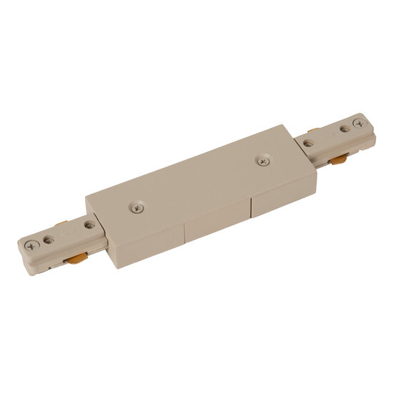 LUCIDE Lucide TRACK Startvoeding - 1-fase railsysteem / Railverlichting - Dubbel - Taupe (Uitbreiding)